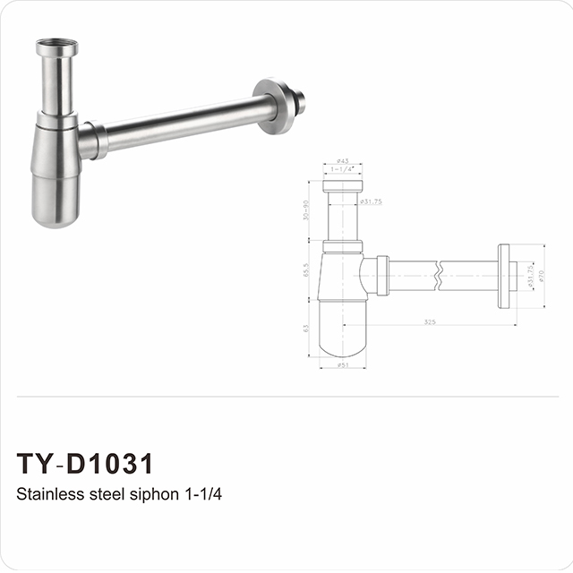 Waschbecken-Flaschensiphon (Siphon), 32 mm