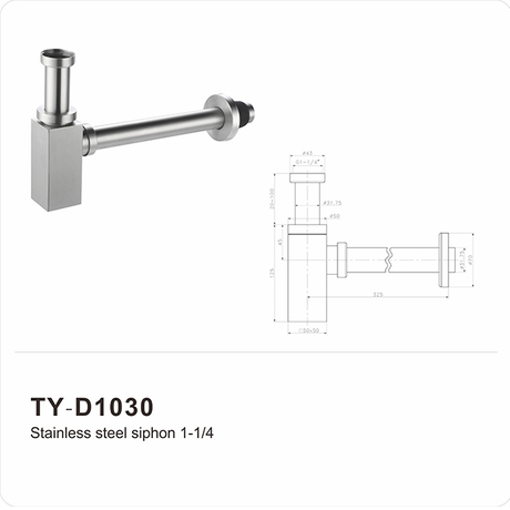 Waschbecken-Flaschensiphon (Siphon), 32 mm